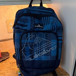 Quiksilver Patterned Blue Kids Backpack